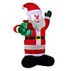 National Tree Company 8 ft. Inflatable Santa with Gift Image 3