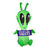 National Tree Company 84 in. Inflatable Halloween Alien with Sign Image 1