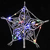 National Tree Company 9.5 in. Snowflake Tree Top for Artificial Trees with Dual Color Lights Image 3