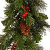National Tree Company 9 ft. Crestwood Spruce Garland with Battery Operated Warm White LED Lights Image 2