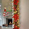 National Tree Company 9 ft. Decorative Collection Home for the Holidays Garland with Clear Lights Image 1
