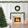 National Tree Company 9 ft. Glistening Pine Garland with Clear Lights Image 3
