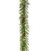 National Tree Company 9 ft. Glittery Gold Dunhill&#174; Fir Garland with Battery Operated LED Lights Image 1