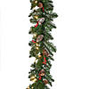 National Tree Company 9 ft. Glittery Mountain Spruce Garland with Clear Lights Image 3