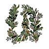 National Tree Company 9 ft. Magnolia Mix Pine Garland with LED Lights and Bows Image 1