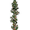 National Tree Company 9 ft. Magnolia Mix Pine Garland with LED Lights and Bows Image 3