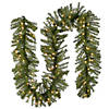 National Tree Company 9 ft. Norwood Fir Garland with Clear Lights Image 1