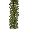 National Tree Company 9 ft. Norwood Fir Garland with Clear Lights Image 3