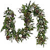 National Tree Company 9 ft. Pre-Lit Alpine Collection Decorated Garland Image 1