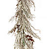 National Tree Company 9 ft. Pre-Lit Snowy Christmas Garland with Battery Operated LED Lights Image 2