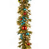 National Tree Company 9 ft. Retro Garland with Battery Operated Warm White LED Lights Image 1