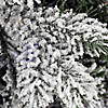 National Tree Company 9 ft. Snowy Sheffield Spruce Garland with Battery Operated LED Lights Image 2