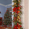 National Tree Company 9 ft. Tartan Plaid Garland with Battery Operated Warm White LED Lights Image 1