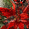 National Tree Company 9 ft. Tartan Plaid Garland with Battery Operated Warm White LED Lights Image 2
