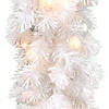 National Tree Company 9 ft. Wispy Willow White Garland with Clear Lights Image 2
