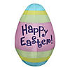 National Tree Company Airblown 66" Easter Collection "Happy Easter!" Egg- OPP- 2 White LED LIghts- UL Image 1