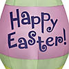 National Tree Company Airblown 66" Easter Collection "Happy Easter!" Egg- OPP- 2 White LED LIghts- UL Image 2