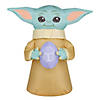 National Tree Company Airdorable Airblown 18" The Child Holding Easter Egg- Star Wars- BAT/USB (Batteries not included) Image 1