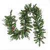 National Tree Company Artificial Buzzard Pine Christmas Assortment, Includes 5 ft. Decorated Entrance Tree, Wreath and Garland Pre-Lit with Warm White LED Lights, Battery Operated & Plug In Image 4