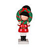 National Tree Company First Traditions&#8482; 10" Christmas Soldier Holding Wreath Image 1