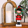 National Tree Company First Traditions&#8482; 10" Christmas Soldier Holding Wreath Image 1