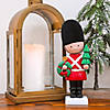 National Tree Company First Traditions&#8482; 11" Christmas Soldier with Wreath and Tree Image 1