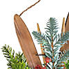 National Tree Company First Traditions&#8482; 17" Holiday Skis Floral Wall decor Image 2