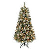 National Tree Company First Traditions 4.5 ft. Perry Hard Needle Tree with Clear Lights Image 1