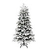 National Tree Company First Traditions&#8482; 6 ft. Acacius Snowy Tree Image 1
