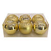 National Tree Company First Traditions&#8482; 6 Piece Shatterproof Glittering Gold Ornaments Image 3