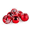 National Tree Company First Traditions 6 Piece Shatterproof Snowflake Red Ornaments Image 2