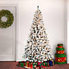 National Tree Company First Traditions&#8482; 7.5 ft. Acacia Flocked Tree with Clear Lights Image 1