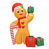 National Tree Company First Traditions - 8' Inflatable Blow Up Gingerman with 6 Warm White LED Lights Image 1