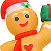 National Tree Company First Traditions - 8' Inflatable Blow Up Gingerman with 6 Warm White LED Lights Image 2