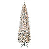 National Tree Company First Traditions&#8482; 9 ft. Acacia Flocked Tree with Clear Lights Image 1