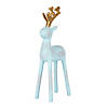 National Tree Company First Traditions&#8482; 9" Woodgrain Reindeer Decor, Blue Image 1