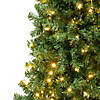 National Tree Company, First Traditions&#8482; Collection, 4.5 ft. Pre-lit Artificial Linden Spruce Wrapped Tree, 150 Warm White LED Lights- UL Image 2