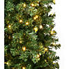 National Tree Company, First Traditions&#8482; Collection, 6 ft. Pre-lit Artificial Linden Spruce Slim Wrapped Tree, 250 Warm White LED Lights- UL Image 2