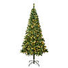 National Tree Company, First Traditions&#8482; Collection, 7.5 ft. Pre-lit Artificial Linden Spruce Wrapped Tree, 400 Warm White LED Lights- UL Image 1