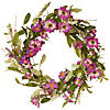 National Tree Company Garden Accents 20" Floral Wreath with Daisy & Lavendar-Purple Image 1
