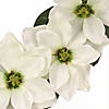 National Tree Company Garden Accents 24" Magnolia Wreath - Cream Image 2