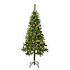 National Tree Company National Tree Company, First Traditions Collection, 6 ft. Pre-lit Artificial Linden Spruce Wrapped Tree, 250 Warm White LED Lights- UL Image 1