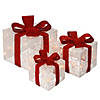 National Tree Company Pre-Lit White Thread Gift Box Assortment Image 1