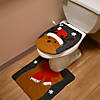 National Tree Company Two-Piece Holiday Bathroom Seat and Floor Cover Image 1