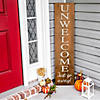 National Tree Company Unwelcome Porch Sign, 39 in. Natural Color Image 1