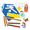 Nativity Craft Stick Ornament Craft Kit - Makes 12 Image 1