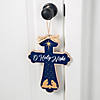 Nativity Cross Doorknob Hanger Image 1