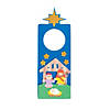 Nativity Doorknob Hanger Craft Kit - Makes 12 Image 1