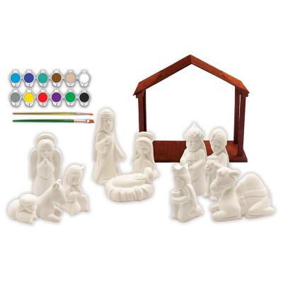 Nativity Scene - Plaster Figurine Paint Set Image 2