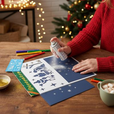 Nativity Scene Stencil Image 1